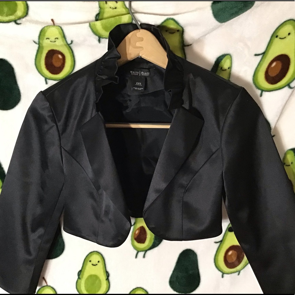 WHBM NWOT satin black MINI